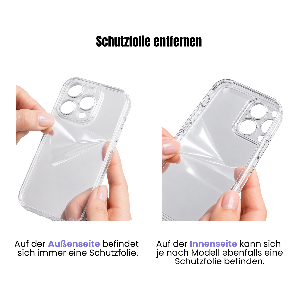 Handyhülle Transparent