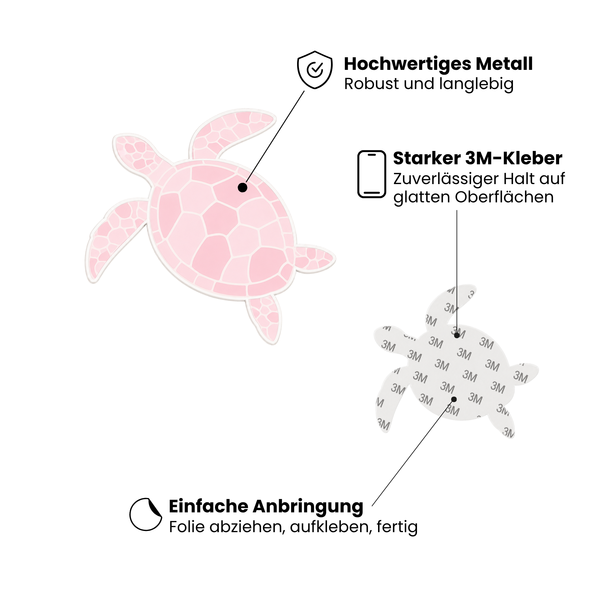 Schildkröte rosa
