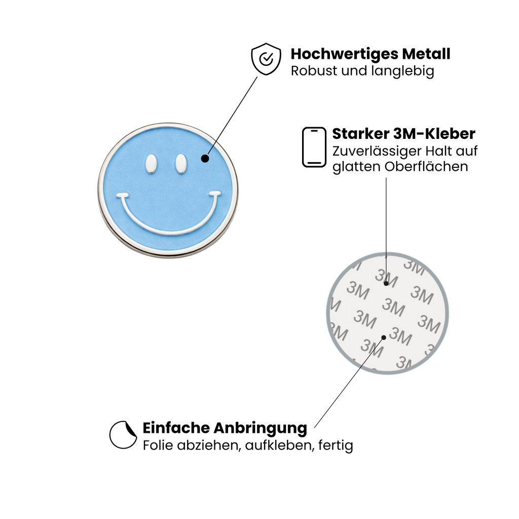 Smiley Blau