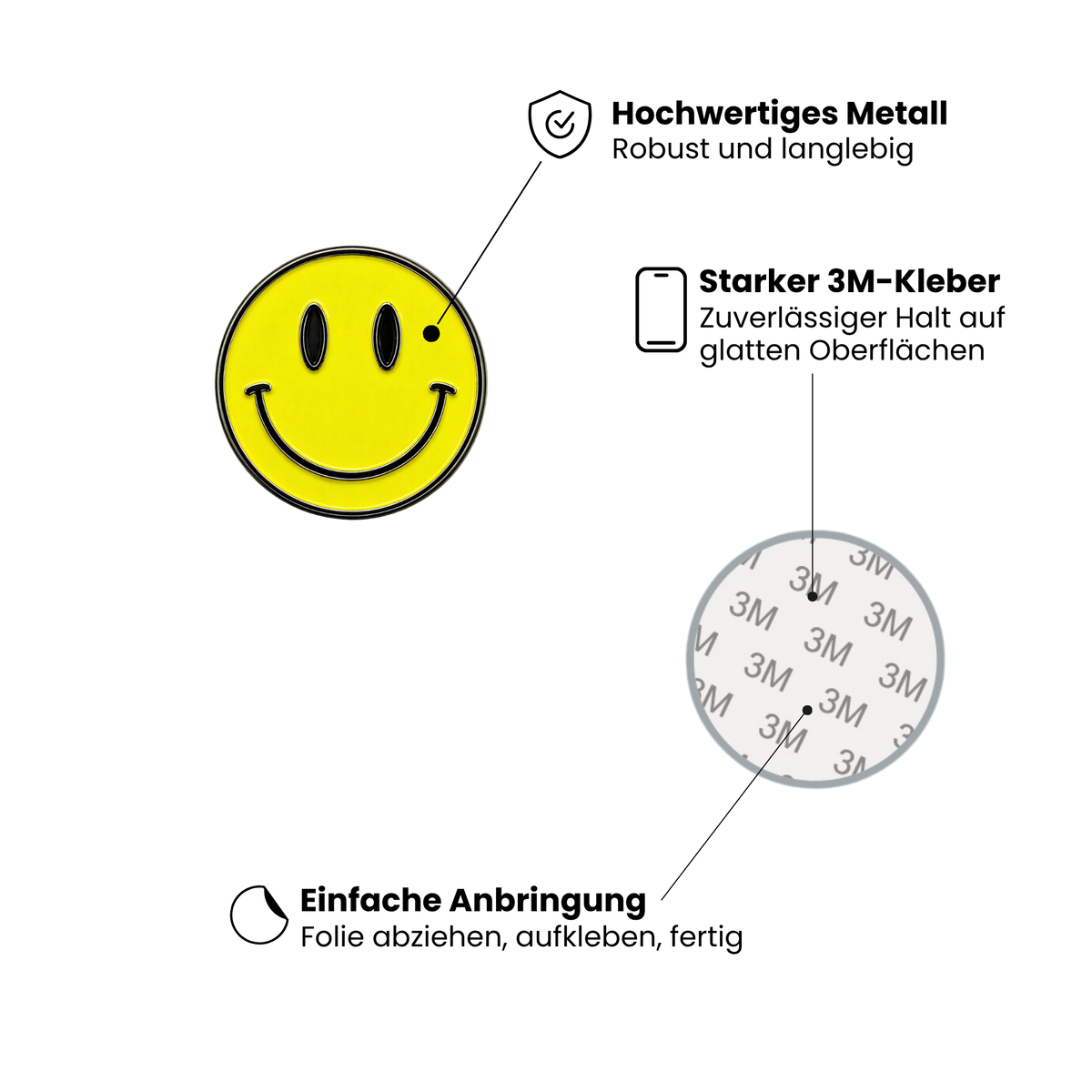 Smiley Gelb