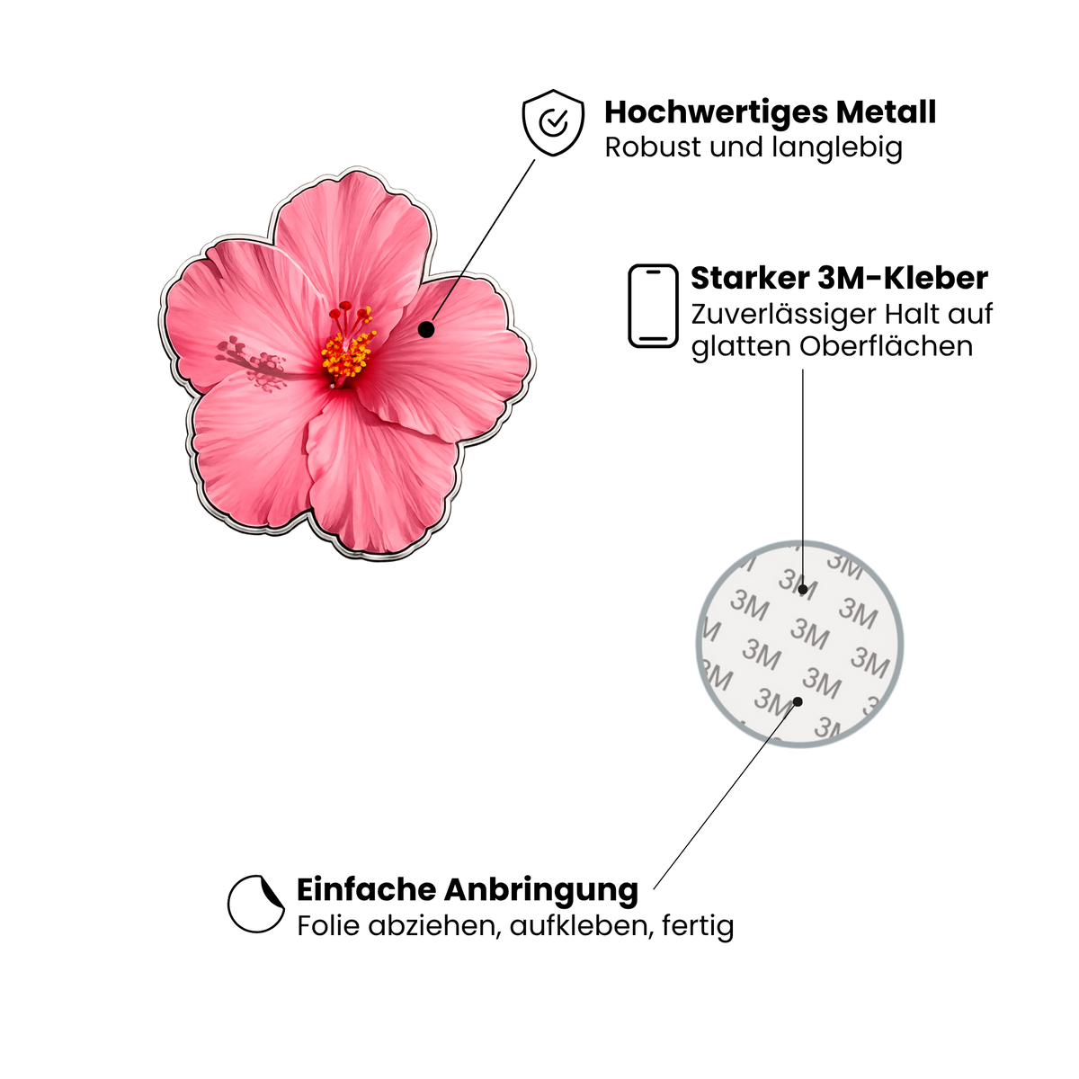 Hibiskusblüte Rosa