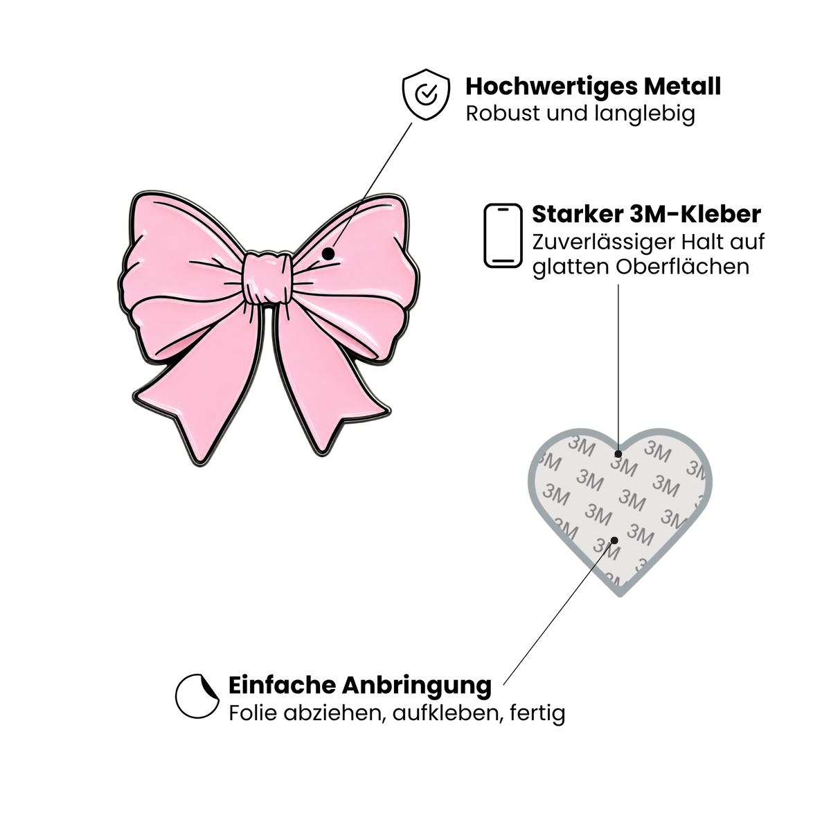 Schleife Rosa