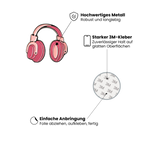 Kopfhörer Pink