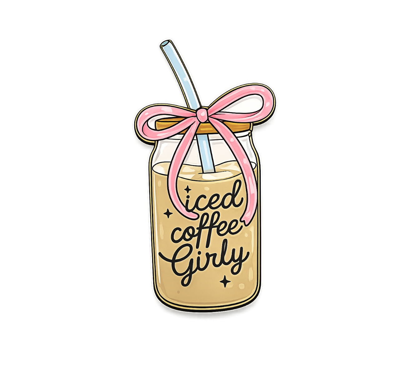 Iced Coffee Girly